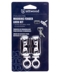 Attwood 11575-3 Stainless Steel Boat Fender Lock Kit - Pair 7 81jCJb0maML