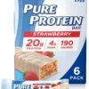 Pure Protein Bars, High Protein, Nutritious Snacks to Support Energy, Low Sugar, Gluten Free, Strawberry Greek Yogurt, 1.76oz, 6 Pack 7 81jCrEsxsL
