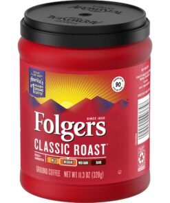 Folgers Classic Roast Medium Roast Ground Coffee, 11.3 Ounces 10 81jD43e7fiL