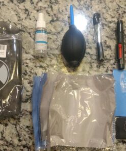 Professional Camera Cleaning Kit for DSLR Cameras (Canon, Nikon, Pentax, Sony) Including 1 Double Sided Lens Cleaning Pen / 1 Bottle of Optical Lens Cleaning Fluid / 1 Booklet of 50 Sheet 28 81jDmVJ1vwL