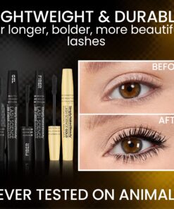 3D Black Mascara for Volume & Length - Eyelash Growth Nourishing Base, Black Mascara Gel & Dry Fibers to create 3D Lengthening Effect. Non-Toxic & Cruelty Free by Simply Naked Beauty 29 81jF7tGTOTL 2