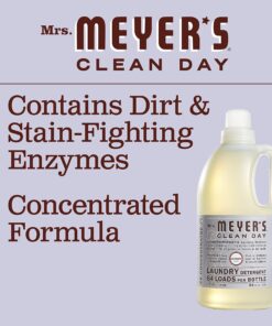 MRS. MEYER'S CLEAN DAY Liquid Laundry Detergent, Biodegradable Formula Infused with Essential Oils, Lavender, 64 oz (64 Loads) 64 Fl Oz (Pack of 1) 14 81jIsquGX6L