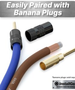 InstallGear 14 Gauge Speaker Wire 100 ft Cable, 14 AWG Speaker Wire Cable, True Spec Soft Touch Cables | Great use for Car Audio Speaker Wire, Stereos, Home Theater Speakers, Surround Sound 100 Feet 33 81jJmb57vZL