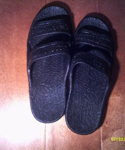 Pali Hawaii Unisex Adult Classic Jandals Sandals 8 Women/8 Men Black 17 81jMlXa87lL 1