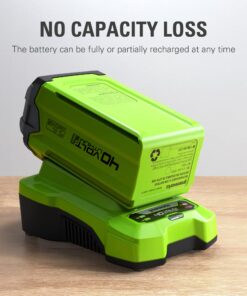 Greenworks 40V 2.0Ah Lithium-Ion Battery (Genuine Greenworks Battery / 75+ Compatible Tools) 2.0Ah Battery 14 81jMoAQvWwL