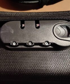 EXLIFBAG File Organizer, Fireproof File Box with Lids, Important Document Organizer Box with Lock, Portable File Folder Organizer with Handle Black 1 Layer 77 81jNIyNymSL