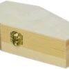 6" Miniature Wooden Coffin Box 39 81jNvauwycL