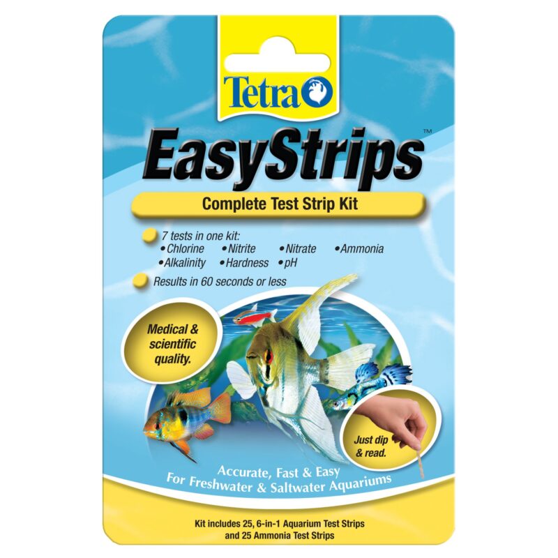 Tetra EasyStrips Complete Kit 25, 6 in1 Testing Strips and 25 Ammonia Testing Strips 25-Count