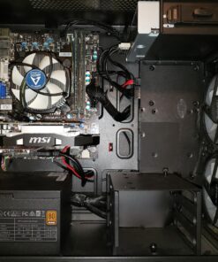 Thermaltake Versa H15 SPCC Micro ATX Mini Tower Computer Chassis CA-1D4-00S1NN-00, Black Computer Case 76 81jPfP8slSL