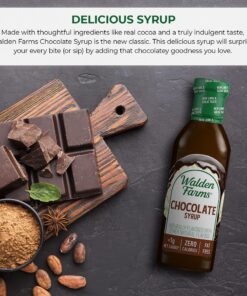 Walden Farms Chocolate Syrup 12 oz (Pack of 2) - Sweet Syrup, Near Zero Fat, Sugar and Calorie - For Pancakes, Waffles, Muffins, Fruits, Shakes, Lemonade, Desserts, Snacks, Appetizers and Many More 12 Fl Oz (Pack of 2) 11 81jRIAtZXEL