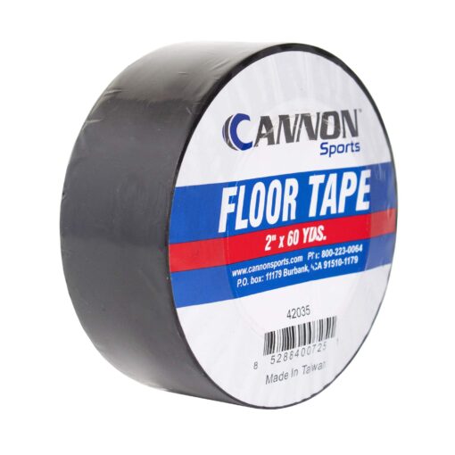 Cannon Sports Floor Marking Tape for Gymnastics, Grappling, Wrestling and Fitness Training (2 inch, Black) 2