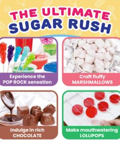 Alternative view of Playz Edible Exploding Candy Making Science Kit for Kids Ages 8-12 Years Old - Food Science Chemistry Kid Science Kit with 29 Experiments, Educational Science Kits for Boy & Girls