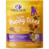 Wellness Soft Puppy Bites Natural Grain-Free Treats for Training, Dog Treats with Real Meat and DHA, No Artificial Flavors (Lamb & Salmon, 3-Ounce Bag) Soft Treats Lamb & Salmon 3 oz