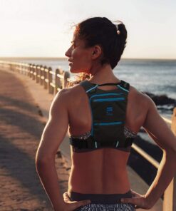 FITLY Minimalist Running Pack For Men & Women - Lightweight Running Vest Phone Holder, Storage, Thoracic Belt - Carry Personal Items - Running Backpack for Sub45 Runs, Hikes - (Classy Black) M-L-XL Classy Black 16 81jTtn8VLrL