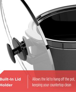 BLACK+DECKER 7-Quart Digital Slow Cooker with Chalkboard Surface, Slate, SCD4007 30 81jTwhzsPbL