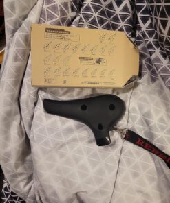 Night By Noble Plastic Ocarina Alto C Tone Black Rubber Finish 29 81jVxJSgfwL