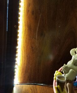 Lepro 12V LED Strip Light, Flexible, SMD 2835, 16.4ft Tape Light for Home, Kitchen, Party, Christmas and More, Non-Waterproof, Warm White(Not Include Power Adapter) 16.4 ft 42 81jWReEd KL