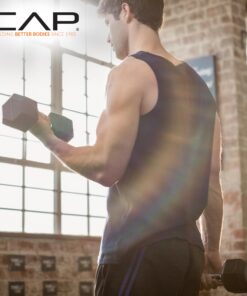 CAP Barbell Coated Dumbbell Weight | Multiple Handle Options Hex 15 LB 17 81jWufKdYML