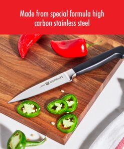 Zwilling J.A. Henckels Twin Four Star 4-Inch High-Carbon Stainless-Steel Paring Knife Black/Stainless Steel 13 81jX4VKyD3L