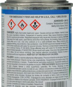 Weld-On 12498 735 Wet 'N Fast Medium-Bodied High Strength PVC Cement - Extremely Fast Setting and Low-VOC, Blue, 1/4 Pint (4 fl oz) 6 81jYtclY5uL