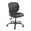 Safco Products Vue Intensive-Use Task Chair Ergonomic-Shaped Breathable Mesh Back Height-Adjustable Swivel Seat up to 500 lbs Powder-Coated Heavy-Duty Base Black Vinyl 54 81jZN GrLOL