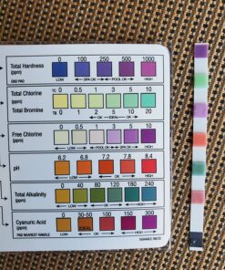 AquaChek Select Connect 7-Way Pool and Spa Test Strips Complete Kit - Pool Test Strips for pH, Total Chlorine, Free Chlorine, Bromine, Alkalinity, Total Hardness, and Cyanuric Acid - (50 Strips) 1-Pack 16 81jZzgqi1TL