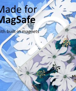 Sonix | Compatible with MagSafe iPhone 15, 14, 13 Case Floral | 10ft Drop Tested | Delilah Flower iPhone 15 / 14 / 13 Floral - Delilah 10 81jafmsSUYL