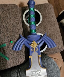 Zelda Link Master Sword Twilight Princess Fantasy Sword with Plaque - Blue (Blue) 55 81jdEFNj7GL