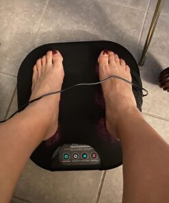 Foot Massager with Heat, Snalax Shlatsu Electic Foot Masager Machine for Plantar fascits, Foot Warmer Massager for Neuropathy Paln and Circulatlon, Glits for Eldery, Men/Women Black 593-NW 28 81jdWgZ4oRL