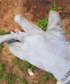 13" Heat Resistant Safety Protective Melting Furnace Gloves Refining Casting Gold Silver Copper Aluminum Jewelry Heat Fire Resistant Mitts Oven Grill Fireplace Furnace Stove Pot Wood Burner BBQ glove 12 81jhYUoqw4L