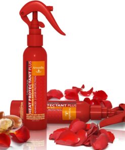 Alternative view of Arvazallia Heat Protectant Spray with Argan Oil - Professional Grade Thermal Protector, Leave-in Conditioner, Anti-frizz, and Shine Spray 8 Fl Oz (Pack of 1)