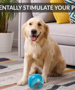 Alternative view of Our Pets Smarter Toys IQ Treat Ball - Colors Mary Vary - 4" (2130010792) IQ TREAT BALL 4"