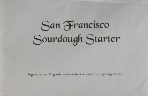 Organic Sourdough Starter The Real One from San Francisco with a No-Questions-Asked Replacement Guarantee and a Free Bowl Scraper