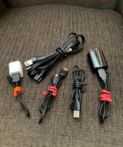 Nite Ize Original Gear Tie, Reusable Rubber Twist Tie, 6-Inch, Black, 12 Count Pro Pack, Made in the USA 6" - 12 Pack 13 81jpjXiFWiL