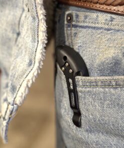 OUTDOOR EDGE 3.5" RazorLite EDC Knife. Pocket Knife with Replaceable Blades and Clip. The Perfect Hunting Knife for Skinning Deer. Blaze Orange with 6 Blades Orange (6 Blades) 31 81jqEzTJ9L