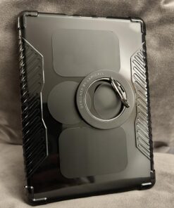 WixGear Mount Metal Plate with Adhesive for Magnetic Cradle-Less Mount - X4 Pack 2 Rectangle and 2 Round (Compatible with Magnetic mounts) (Black) Black 37 81jrPemYphL