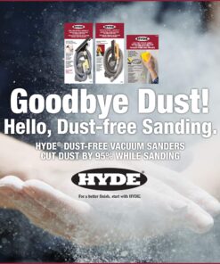Hyde 09170 Dust-Free Vacuum Sander, Without Pole, One Color Vacuum Pole Sander without Pole 15 81jsXKpiAiL