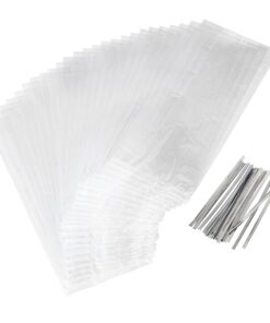 Wilton Party Bags 4"x9-1/2" (50/pkg-clear) 19 81jszDsDGoL