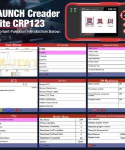 LAUNCH CRP123 OBD2 Scanner 2024 Newest Elite Code Reader Engine/ABS/SRS/Transmission Car Diagnostic Tool, ABS Code Reader, SRS Scan Tool, Check Engine Code Reader, Lifetime Free Update Scan Tool 33 81jtPfzKTYL