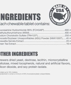 Nutramax Dasuquin with MSM Joint Health Supplement for Small to Medium Dogs - With Glucosamine, MSM, Chondroitin, ASU, Boswellia Serrata Extract, and Green Tea Extract, 150 Chewable Tablets 150 Count (Pack of 1) 28 81jtok3pQ0L