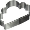 R & M Cloud Tinplated Cookie Cutter 4-Inch, Silver 1 7 81juMlA rjL