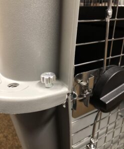 Fasten Tight Kennel Hardware - Silver 12 Pack (12 Pairs of Nuts Bolts) Pet Carrier Metal Replacement Fasteners 10 81jwEd33zxL