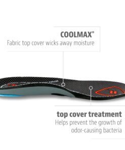 Alternative view of Sof Sole Men's Airr Orthotic Support Full-Length Insole Men's 9-10.5 Black