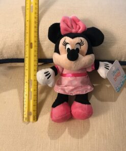 KIDS PREFERRED Disney Baby Minnie Mouse Stuffed Animal Plush Toy Mini Jingler, 6.5 inches 23 81jxc mMDxL