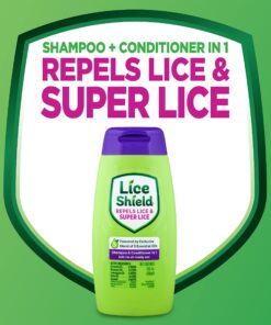 Lice Shield Shampoo & Conditioner in 1, Repels Lice and Super Lice, 10 fl oz 10 81jyPAMPz8S