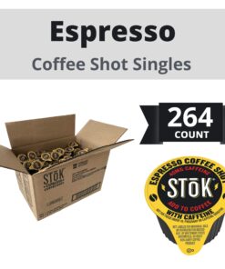SToK Cold Brew Espresso Coffee Shots, Unsweetened, 0.43 Fl Oz (Pack of 264) 23 81jyahuW2uL