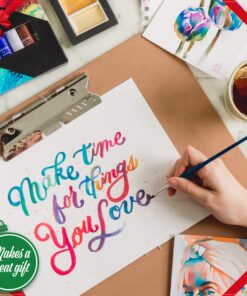 Crafts 4 All Acrylic Paint Brushes - Pack of 12 Professional, Wide and Fine Tip, Nylon Hair Artist Paintbrushes - Paintbrush Bulk Set for Watercolor, Canvas, Craft, Detail & Oil Painting 12 Pack 27 81jzF7t4iPL