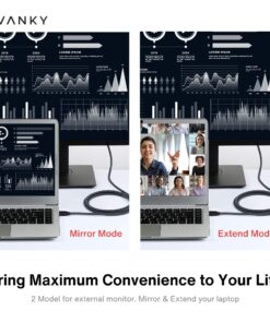 Mini DisplayPort to HDMI Cable,iVANKY Mini DP (Thunderbolt) to HDMI Cable 6.6ft,Nylon Braided,Aluminum Shell,Optimal Chip Solution for MacBook Air/Pro,Surface Pro/Dock,Monitor,Projector and More-1080P 6.6 FT 1-Pack Grey 37 81jzUuV1PcL