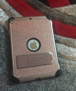 BENTOBEN Case for iPad Air 2/iPad 9.7 2017/2018/Pro 9.7, iPad 5th/6th Generation Case, Glitter 3Layer Full Body Protective Kickstand Durable Leather Shockproof Girls Women Kids Tablet Cover, Rose Gold K381-Rose Gold 51 81jzrOQP3L