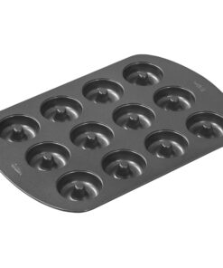 Wilton Small Donut Pan 12-Cavity, Steel 12-Cavity Mini 18 81k B6ZKMYL